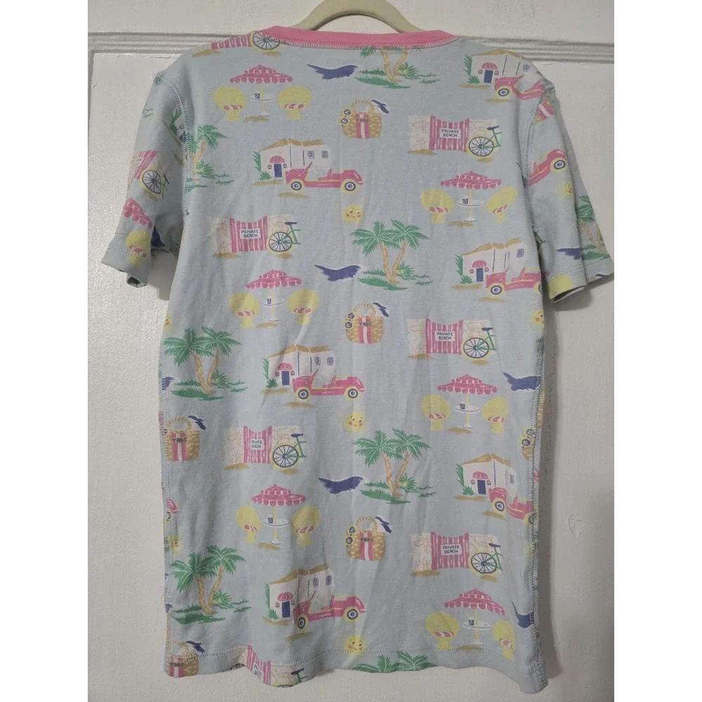 Beaufort Bonnet Company Pima Cotton Bahama Bound Pajamas Shirt Sz 14, Pants 12